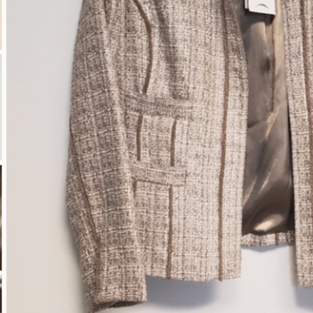 NWT CHICO'S DAPHINE TRAVEL JACKET BLAZER  SIZE 1 - Picture 4 of 6